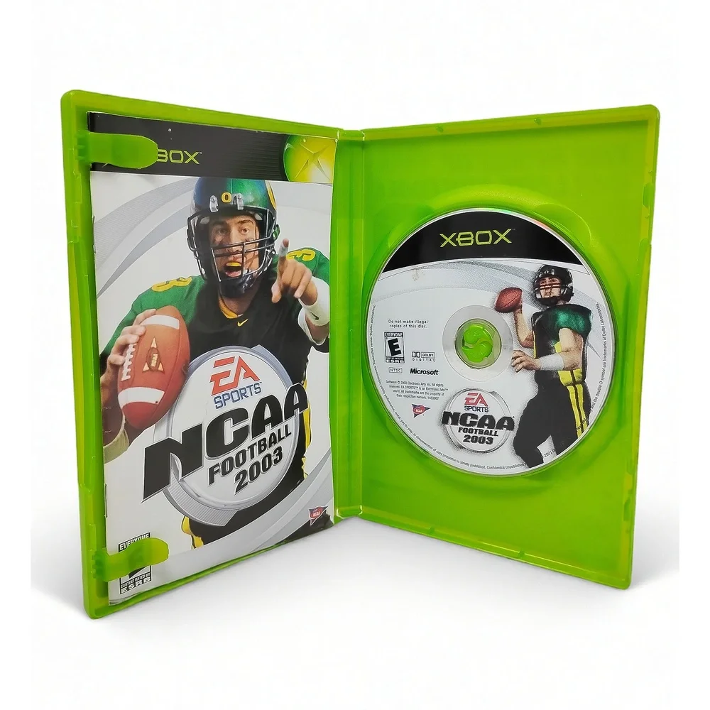 EA Sports NCAA Football 2003 Microsoft Xbox Game CIB Manual Included Retro Sim